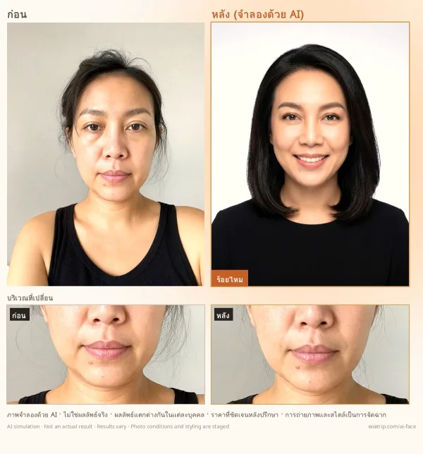 ตัวอย่างการ์ดผลประเมิน AI