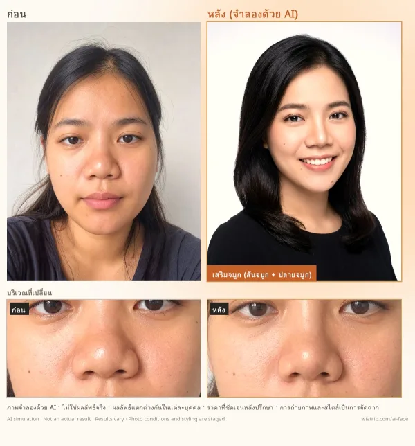 ตัวอย่างการ์ดผลประเมิน AI