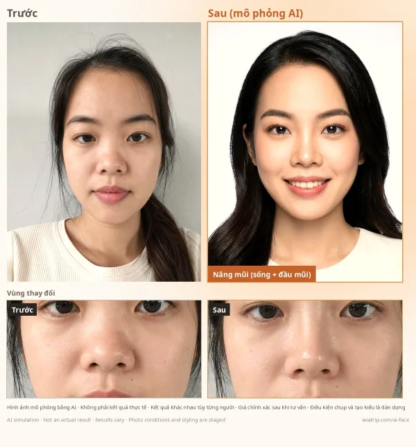 Thẻ ví dụ kết quả báo giá AI